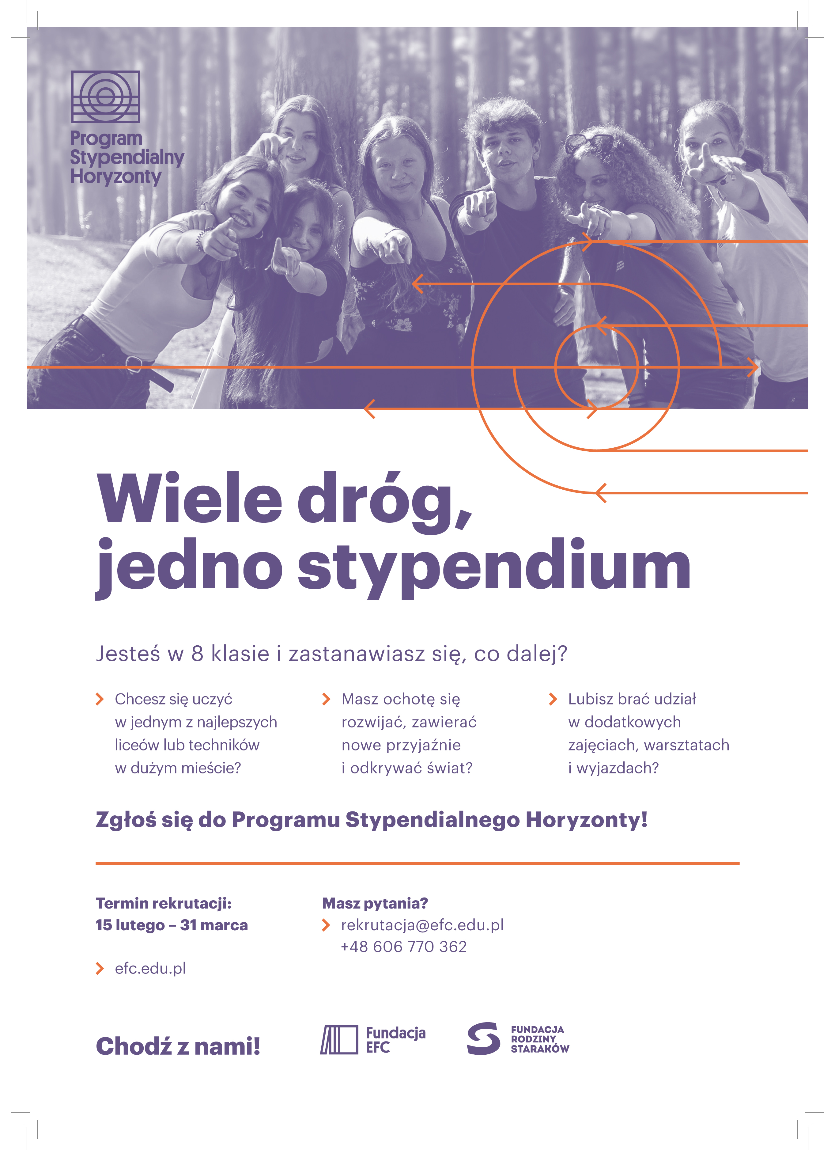 Program Stypendialny Horyzonty - dla uczniów kl.8