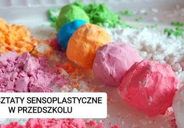 Warsztaty sensoplastyczne w przedszkolu