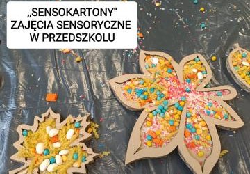 Zajęcia sensoryczne w Przedszkolu