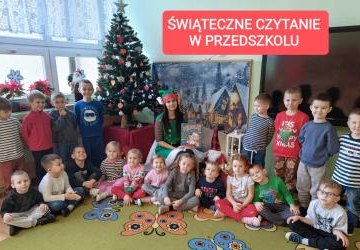 ŚWIATECZNE CZYTANIE W PRZEDSZKOLU