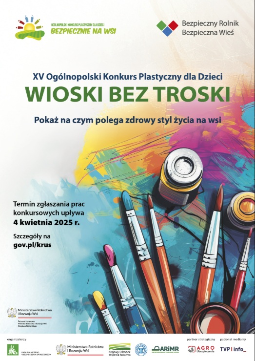 XV Ogólnopolski Konkurs Plastyczny dla Dzieci pod hasłem: „Wioski bez troski”