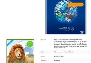 Atlasy do geografii i przyrody na rok szkolny 2025/2026