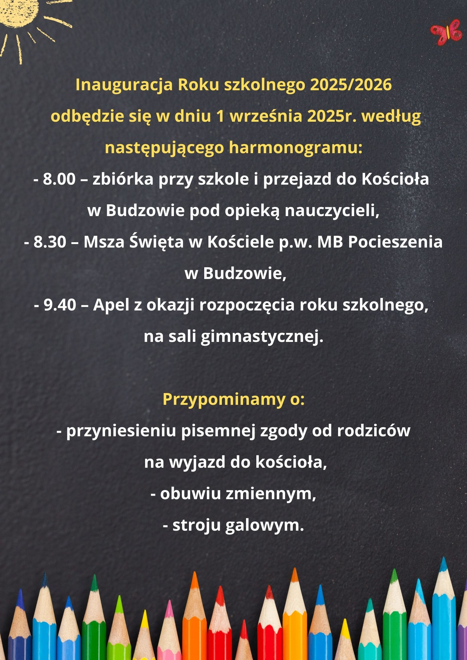 Inauguracja Roku Szkolnego 2025/2026