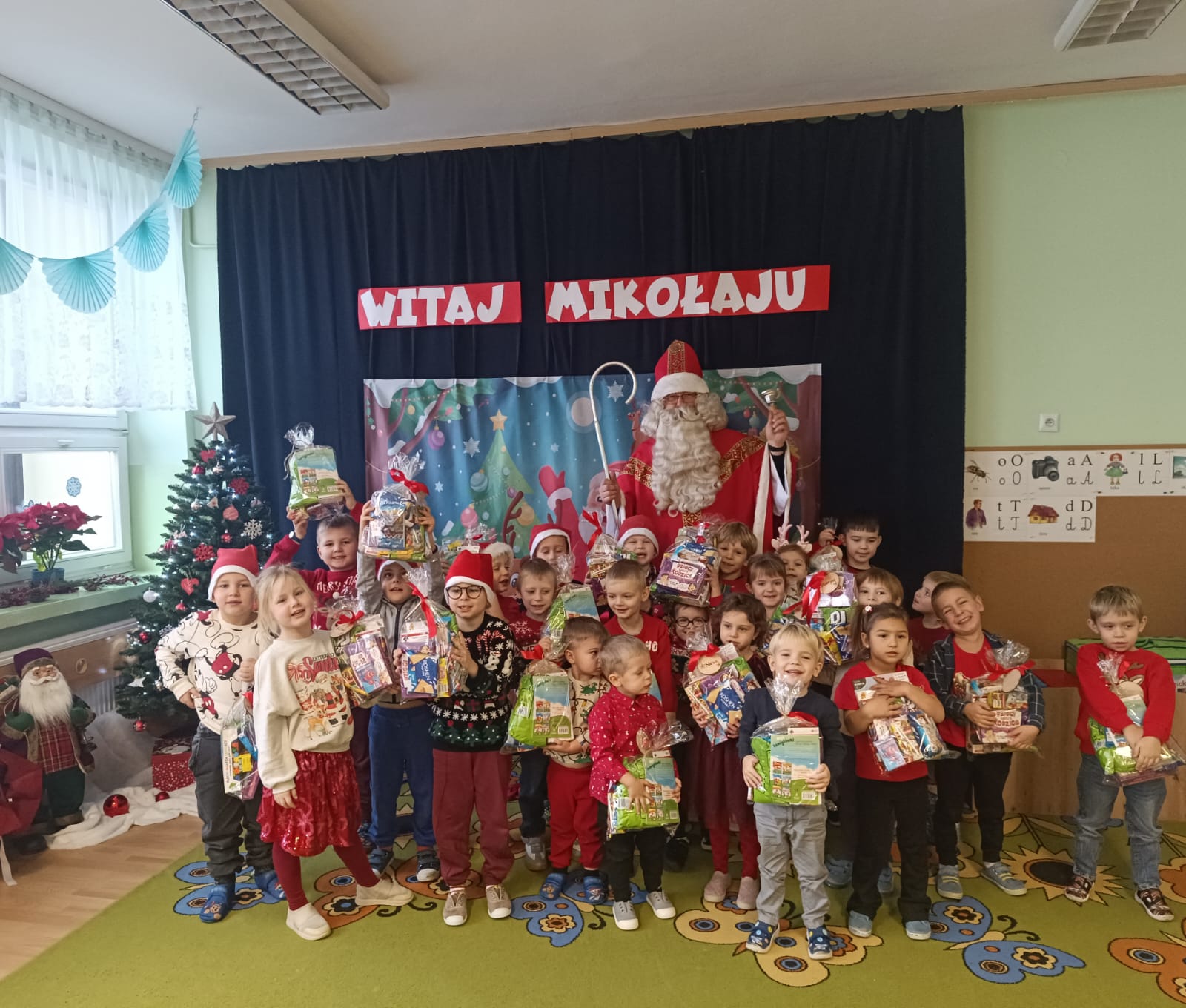 Święty Mikołaj w przedszkolu