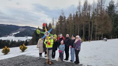 Kolędnicy z gwiazdą