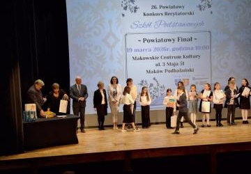 Finał 26. Powiatowego Konkursu Recytatorskiego Szkół Podstawowych