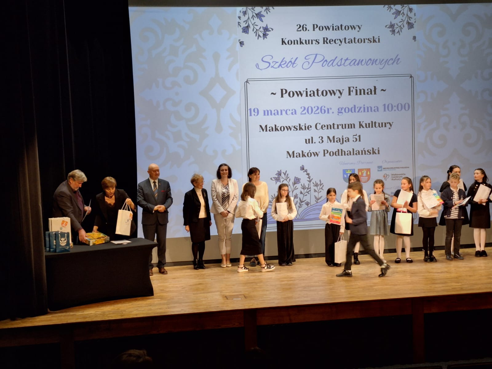 Finał 26. Powiatowego Konkursu Recytatorskiego Szkół Podstawowych