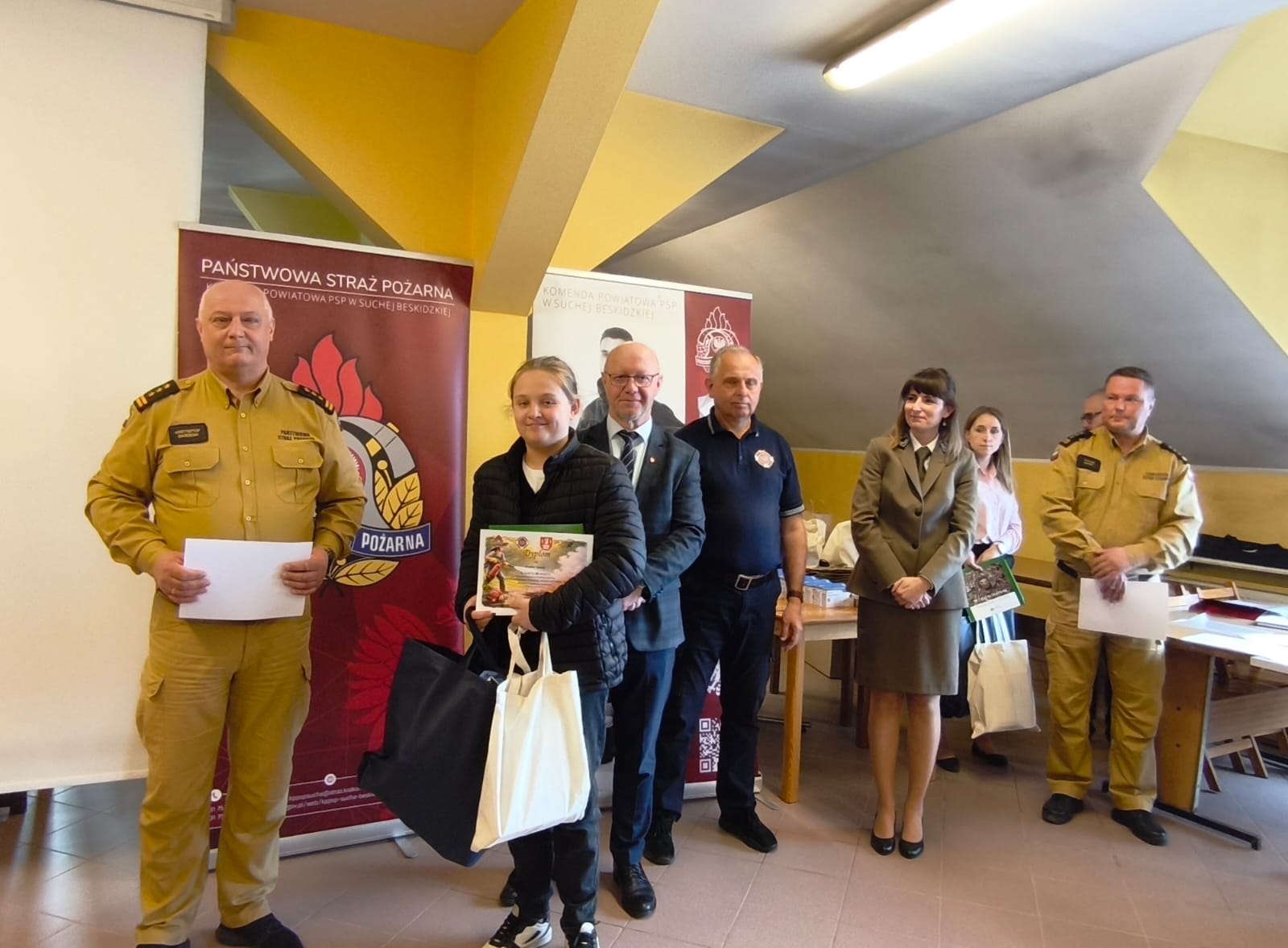 Ogólnopolskim Turnieju Wiedzy Pożarniczej ,,Młodzież Zapobiega Pożarom”- etap powiatowy