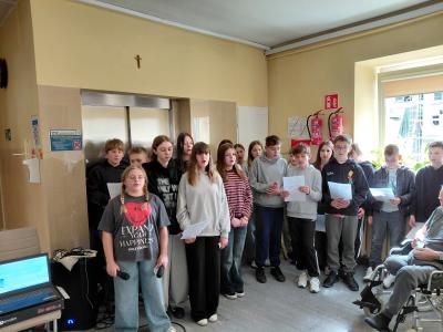 Droga Krzyżowa w szpitalu.