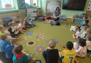 Spotkanie przedszkolaków z panią pielęgniarką