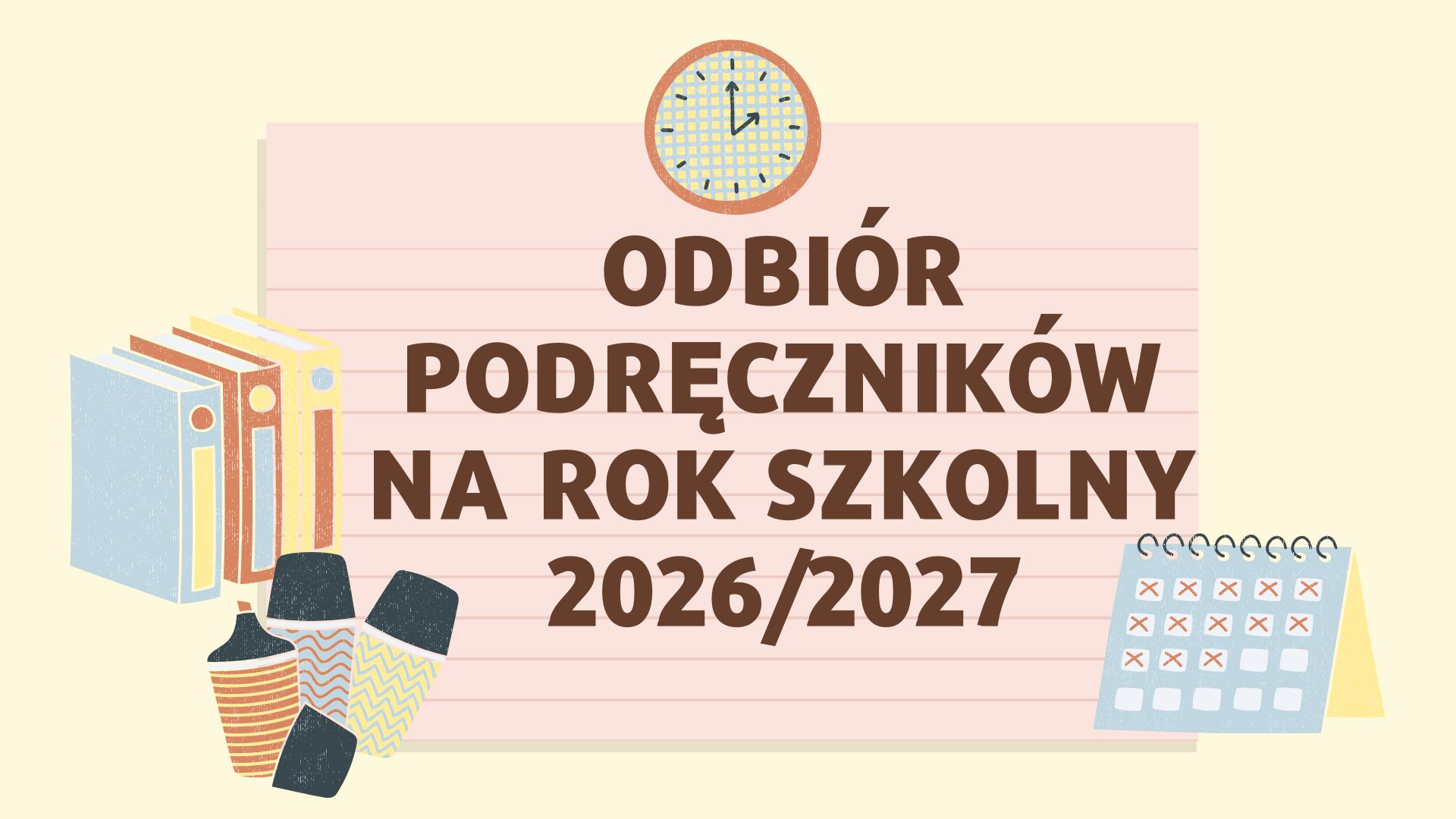 Odbiór podręczników na rok szkolny 2026/2027