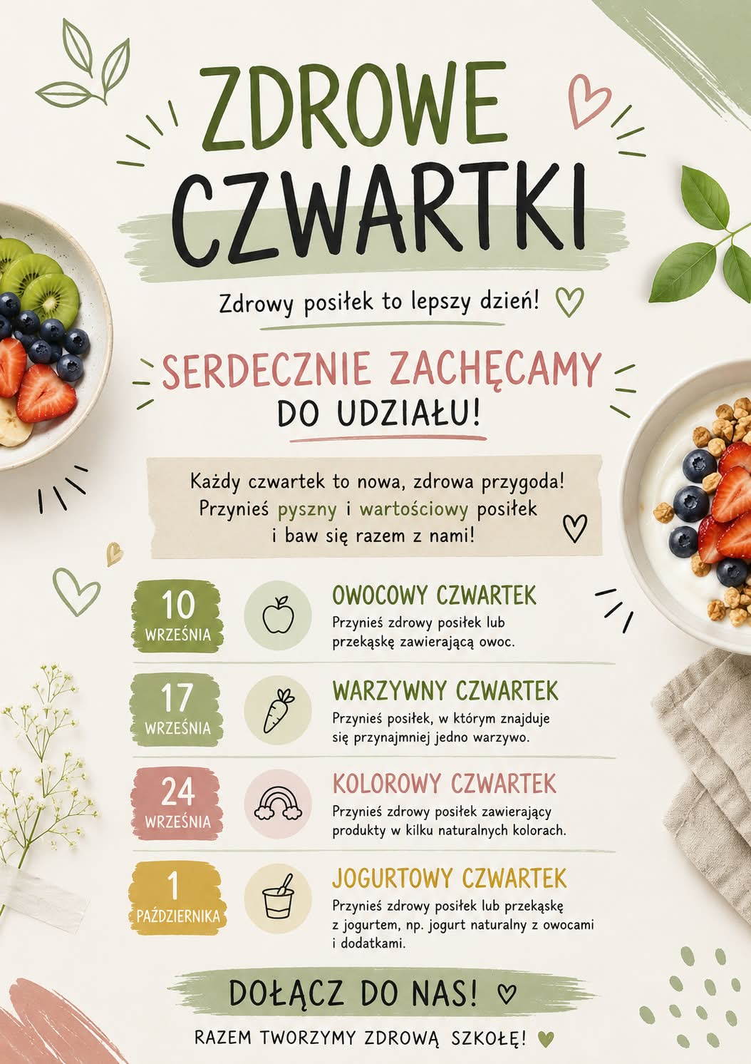 🥗 Zdrowe Czwartki – dołącz do naszej akcji!