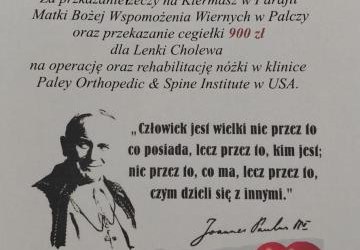 Podziękowanie :)