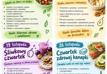 ZDROWE CZWARTKI – LISTOPAD PEŁEN SMAKU!