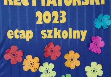 Konkurs Recytatorski - etap szkolny