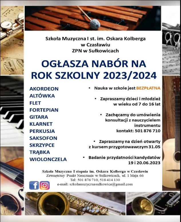 Nabór do Szkoły Muzycznej