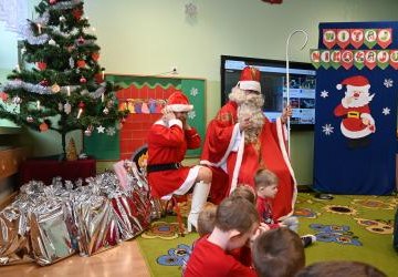 Święty Mikołaj w szkole i przedszkolu